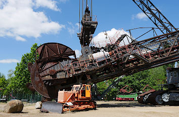 Schaufelrad am Bagger beim Berzdorfer See