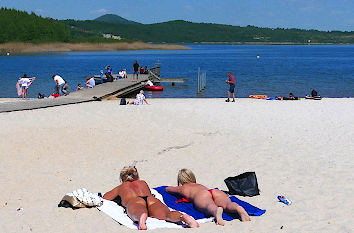 Badenixen Strand Blaue Lagunde Berzdorfer See