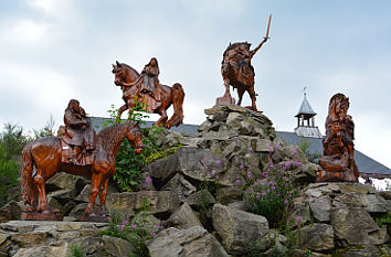 Kettensägekunst in Blockhausen