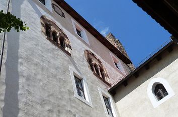 Fassade an der Burg Gnandstein