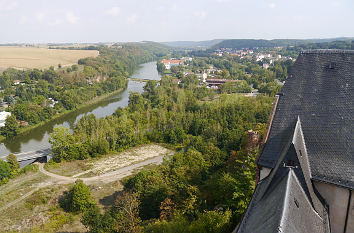 Blick auf die Freiberger Mulde in Leisnig