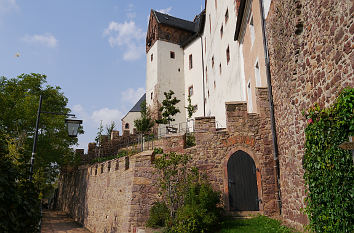 Im Burggarten der Burg Mildenstein