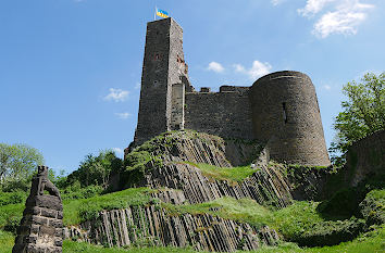 Burg Stolpen und Basaltfelsen