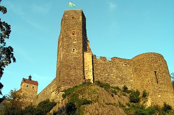 Burg Stolpen mit Basaltfelsen