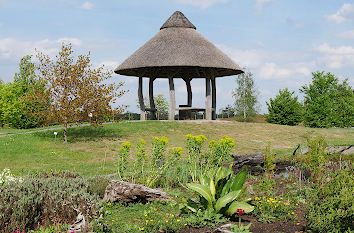 Rastplatz im Lausitzer Findlingspark Nochten