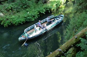 Kahnfahrt in der Kirnitzschklamm