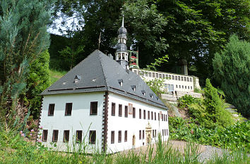 Rathaus Marienberg im Miniaturenpark Oederan