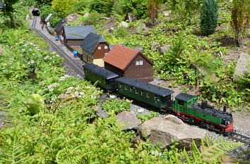 Modelleisenbahn im Miniaturpark Klein-Erzgebirge