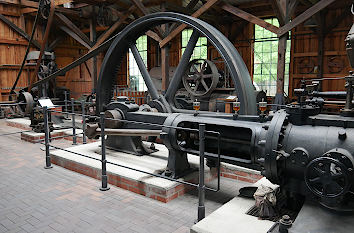 Dampfmaschine im Museum Handwerk und Gewerbe Sagar