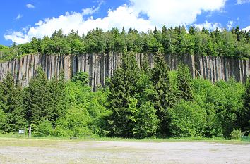 Basaltfelsen Scheibenberg Erzgebirge