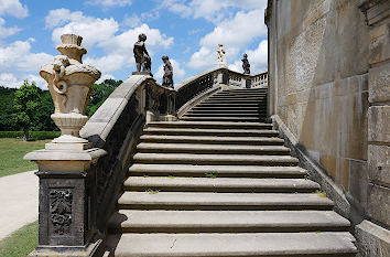 Freitreppe am Schloss Moritzburg