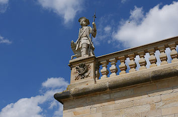 Wächterskulptur am Schloss Moritzburg