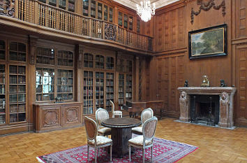 Bibliothek im Schloss Waldenburg