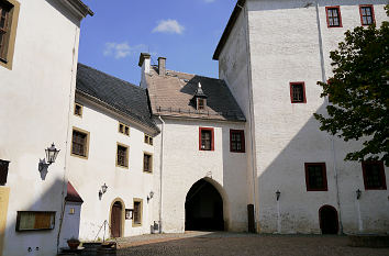 Innenhof Schloss Wolkenstein