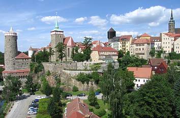 Mittelalterliche Wasserkunst und Stadtmauer Bautzen