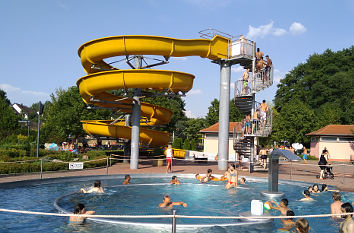 Wasserrutsche Freibad Gablenz Chemnitz