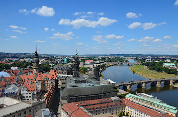 Dresden mit Elbe