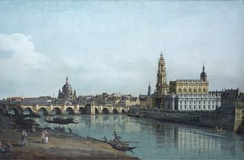 Dresden Originalbild von Canaletto