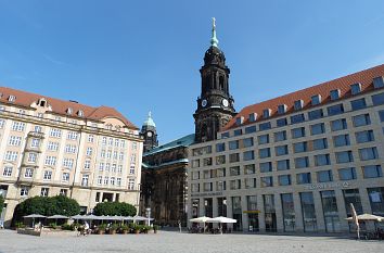 Altmarkt und Kreuzkirche Dresden