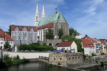 Görlitz mit Kirche St.Peter und Paul an der Neiße