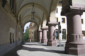 Arkaden Rathaus Görlitz Untermarkt