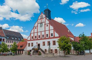 Rathaus am Marktplatz in Grimma