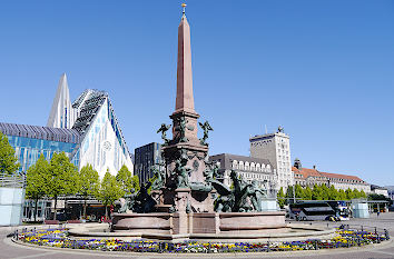 Mendebrunnen Augustusplatz Leipzig