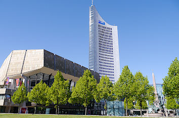 Gewandhaus und City-Hochhaus Leipzig