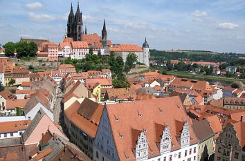 Porzellanstadt Meißen an der Elbe