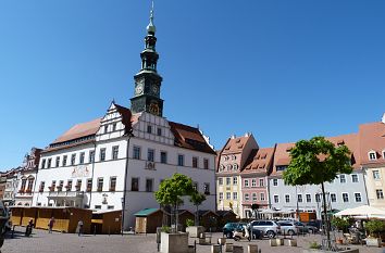 Rathaus und Marktplatz von Pirna