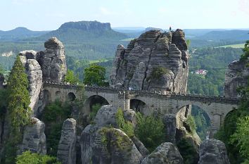 Bastei mit Basteibrücke