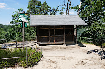 Wanderhütte am Wanderweg zum Hockstein