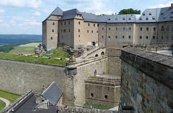 Festung Königsstein in der Sächsischen Schweiz