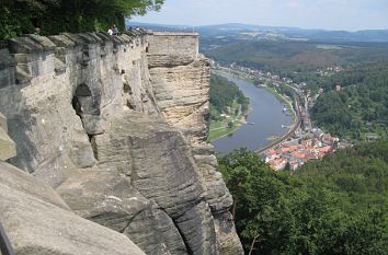 Festung Königstein in der Sächsischen Schweiz