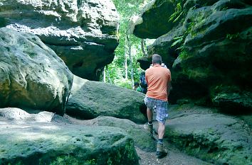 Wanderer Labyrinth Langenhennersdorf