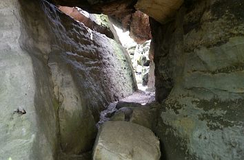 Tunnel im Labyrinth Langenhennersdorf