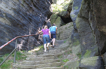 Aufstieg zum Lilienstein