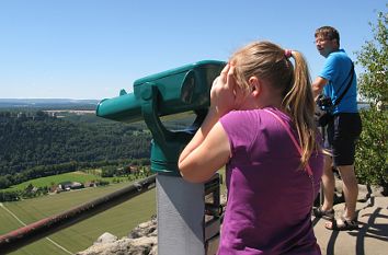 Aussicht zur Festung Königstein