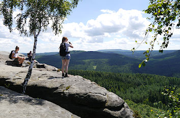 Barbarine auf dem Pfaffenstein