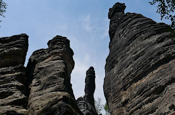 Herkulessäulen und Schraubenkopf im Bielatal