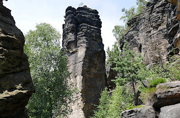 Felsturm in Rosenthal-Bielatal