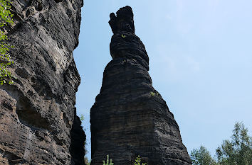 Felsturm in Rosenthal-Bielatal