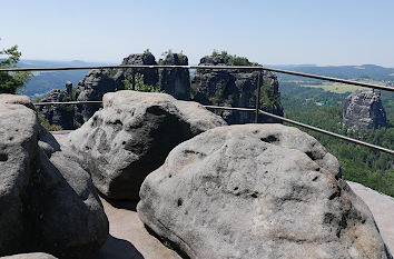 Aussichtspunkt auf den Schrammsteinen