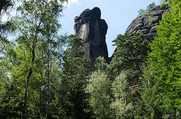 Schrammsteinturm Schrammsteine Elbsandsteingebirge