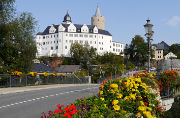 Blick auf Schloss Wildeck Zschopau
