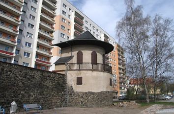 Rest der Stadtmauer in Zwickau