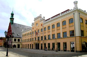 Rathaus und Gewandhaus in Zwickau