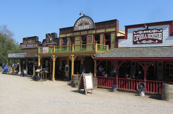 Westernstadt im Hansa-Park