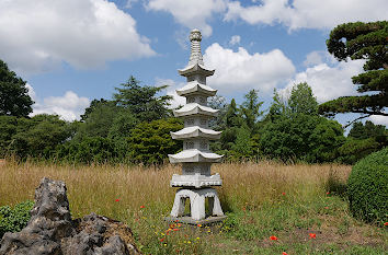 Minipagode am Chinesischen Garten in Ellerhoop-Thiensen