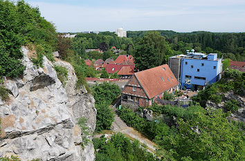 Blick zu Noctalis Kalkberg Bad Segeberg